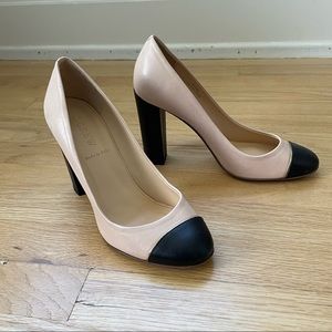 J Crew block heel pumps